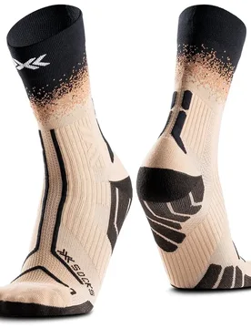Trailrun Terraskin Perform Crew Socks Dark Sand / Light Sand UK 10-11 Men,Women - X-SOCKS - FashionsVida