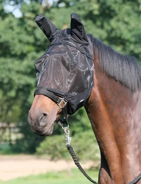 Fliegenmaske Fly Guard Plus, schwarz VB - Busse - FashionsVida