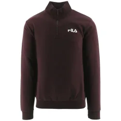 Mens Tawny Port Adam Quarter Zip Sweatshirt - Male - Red - Large