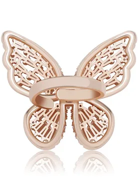 Adjustable Open Butterfly Ring Hip Hop Bling Hollow Out Full Cubic Zirconia Finger Ring Iced‑Out Fashion Party Jewelry Wholesale - Aliexpress - FashionsVida