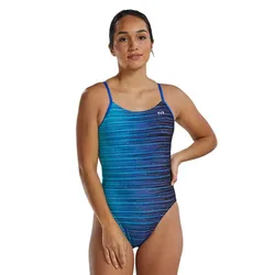 Durafast Elite Cutoutfit Speedwarp Swimsuit Blue 40 Women