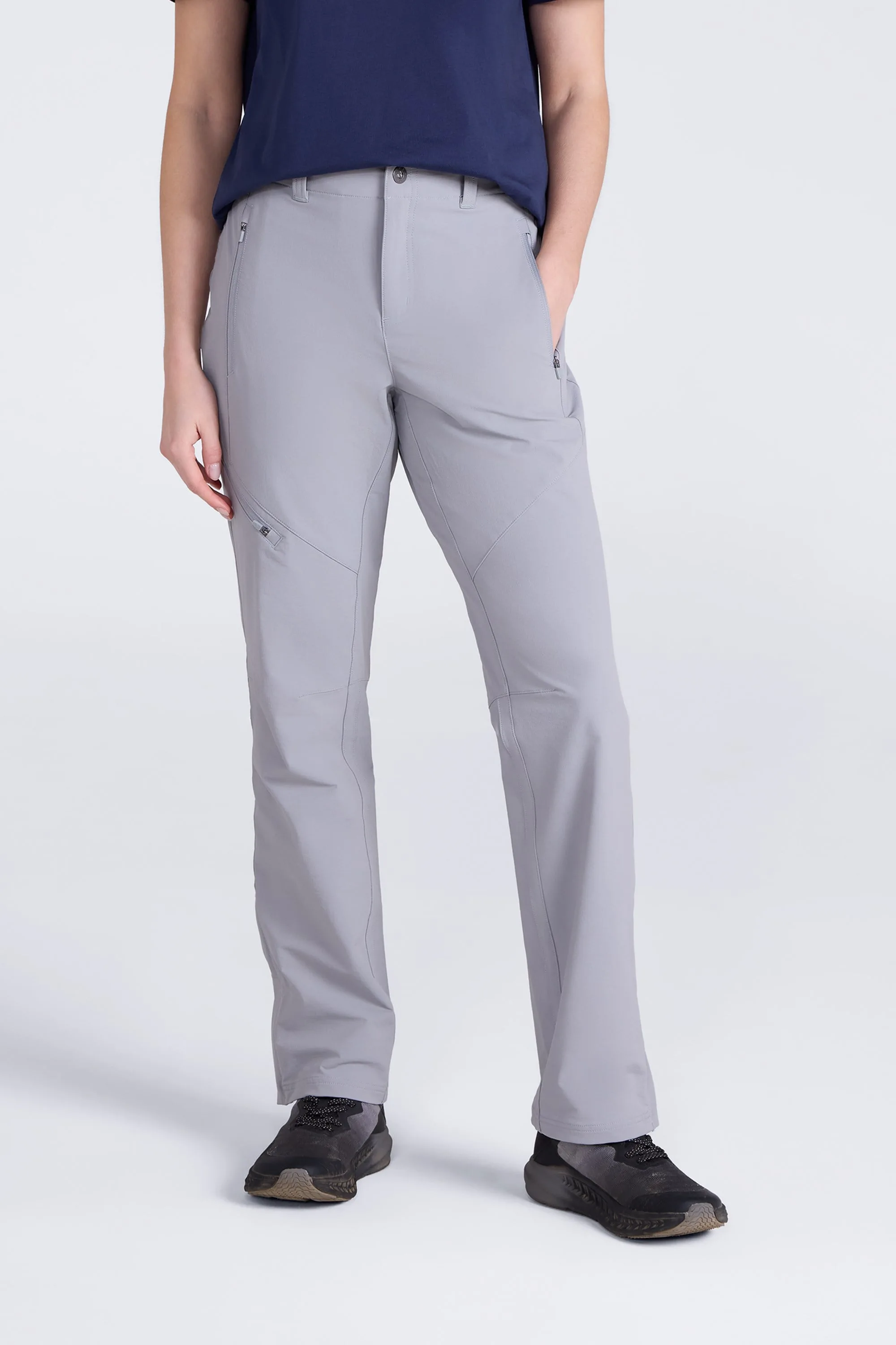 Womens Pinnacle Asent Pant - Grey - Grey - Size: 8 - EMS - FashionsVida