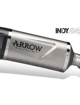 Terminale di Scarico Indy Race EVO titanio con fondell taglia un - Arrow - FashionsVida