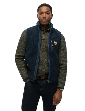 Gilet Outdoor Eclipse Navy L - Superdry - FashionsVida