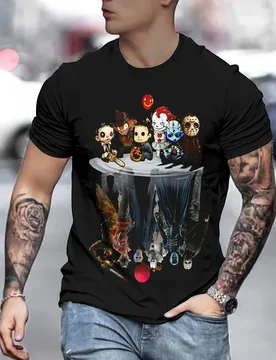 Unique Graphic design -100% cotton summer O-neck short sleeve casual printed T-shirt - Aliexpress - FashionsVida