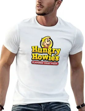Hungry Howie's Pizza T-Shirt anime t shirts oversize man t shirts graphic t shirts designer T-shirt - Aliexpress - FashionsVida