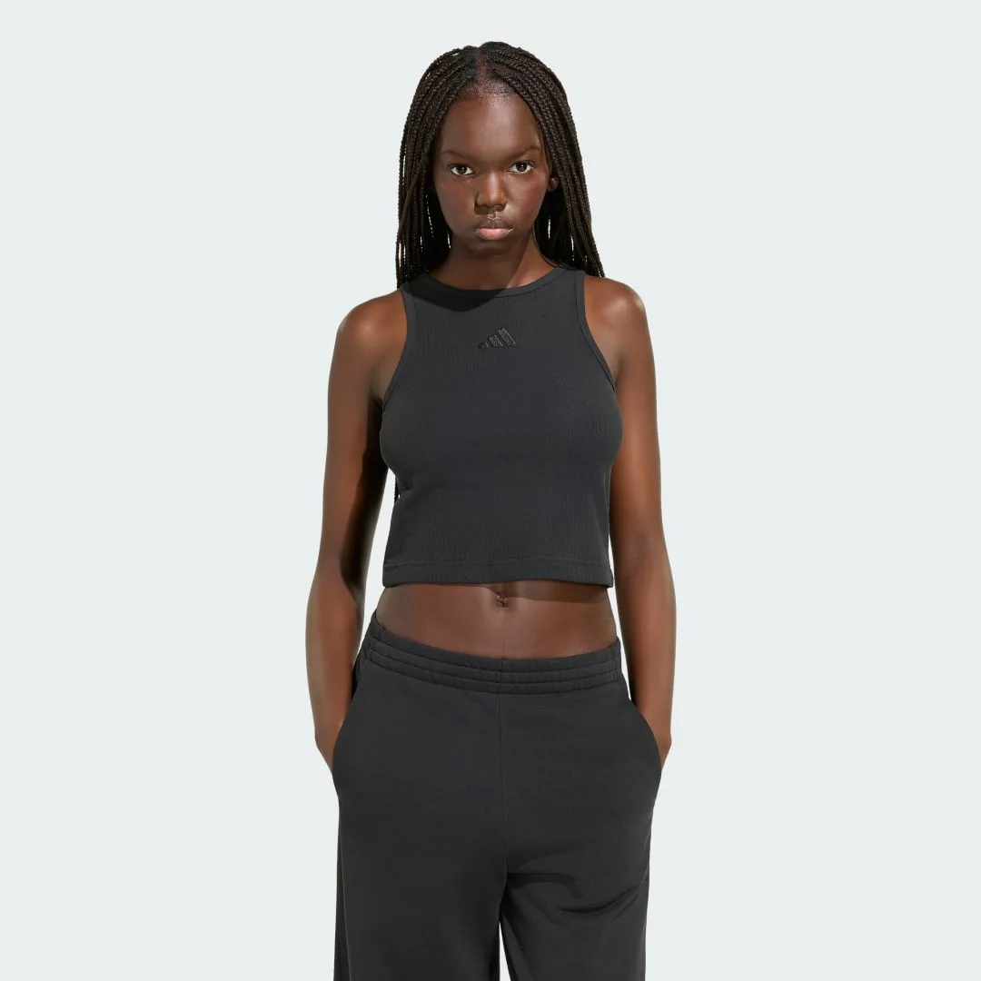 CANOTTA A COSTE KIT SMALL LOGO S Black - Adidas - FashionsVida