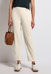 Chino mit Knopfdetail female Beige