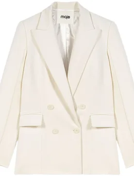 Chaqueta sastre de mujer cruzada - Maje - FashionsVida
