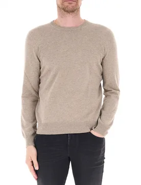 Maglia misto lana BEIGE 52 - Gran Sasso - FashionsVida