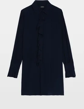 Zadig & Voltaire - Vestido corto estilo camisa con mangas largas - Zadig & Voltaire - FashionsVida
