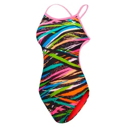 Ravana Trinity Fit 3 Strips Swimsuit Black / Multi UK 32 Women