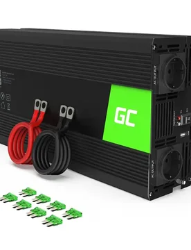 Convertisseur De Puissance Inv24 1500w Black One Size unisex - Green Cell - FashionsVida