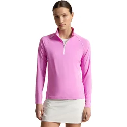Pullover Knit Half-Zip, lila l