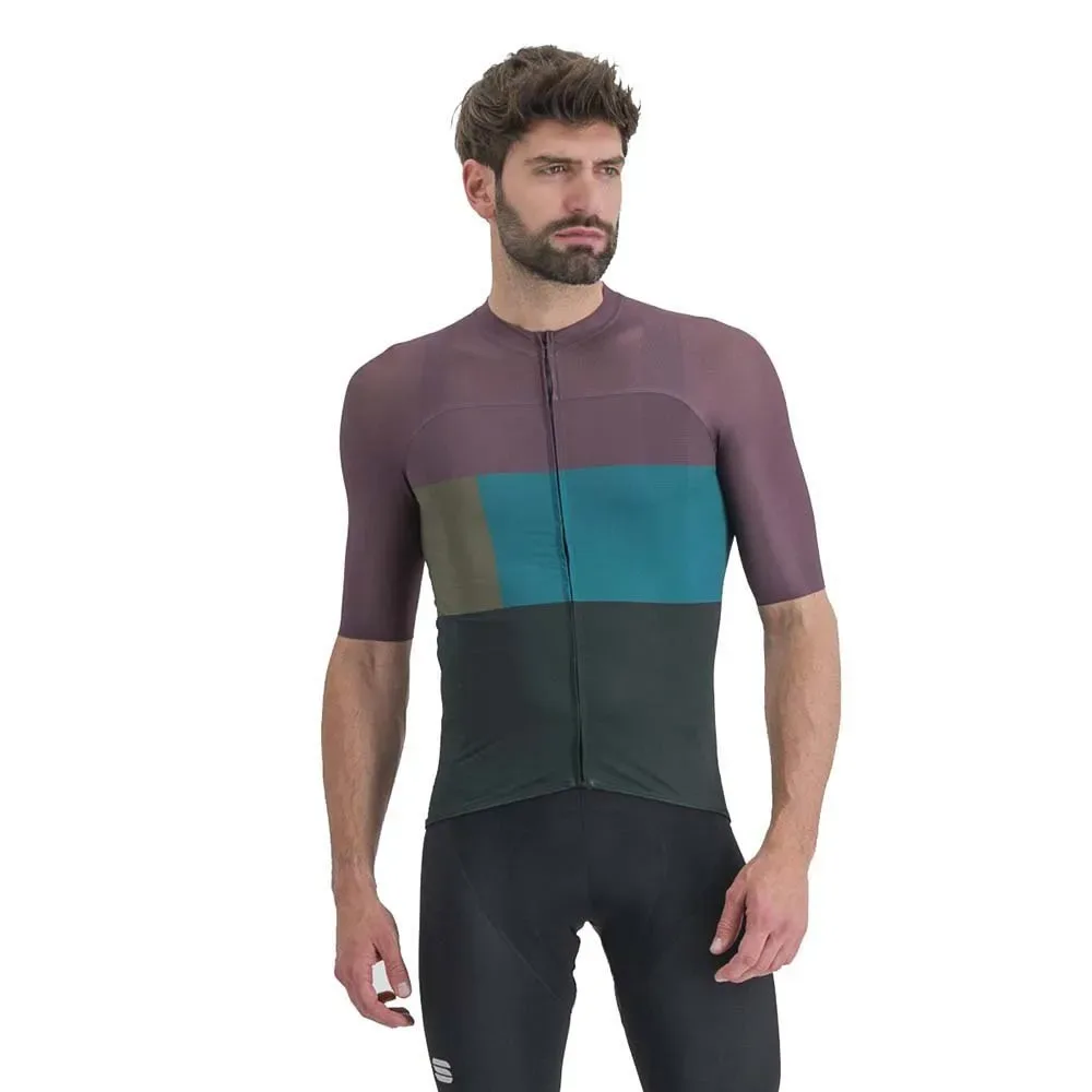 Maglia A Maniche Corte Snap Scarab / Huckleberry - Sportful - FashionsVida
