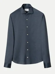 Jerseyhemd Filo di Scozia Blau L