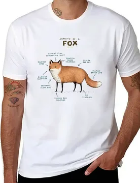 Anatomy of a Fox T-Shirt cotton t shirt pack man t shirt graphic T-Shirt - Aliexpress - FashionsVida