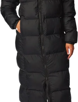Doudoune isolante et déperlante - Puffect II Long Jacket Black - Taille XS - Noir - Columbia - FashionsVida