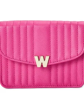 Bolso de hombro Mimi de cuero cruzada pequeña de color - Wolf - FashionsVida