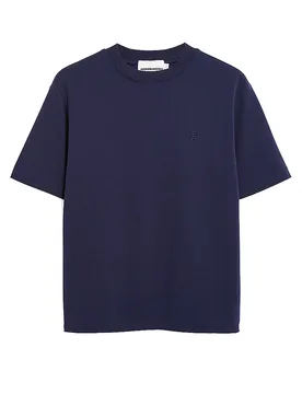 T-shirt TARJAA bleu marine XL - Armedangels - FashionsVida