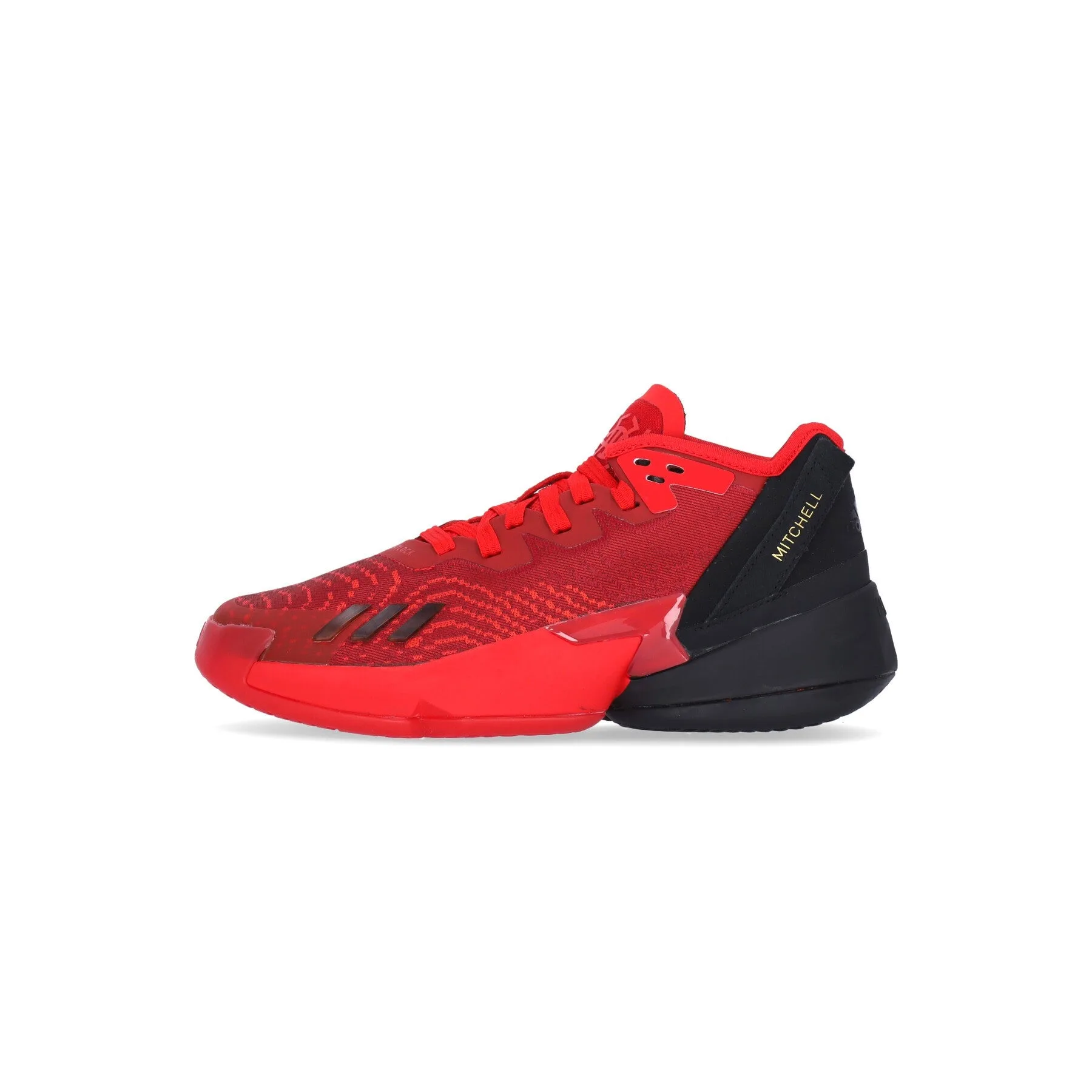 Scarpa Basket Uomo D.o.n. Issue 4 Vivid Red/core Black/team Victory Red - Adidas - FashionsVida