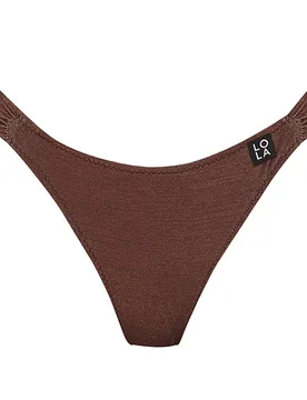 Braga de bikini mini y estampado con lurex - Lola Dolores Cortés - FashionsVida
