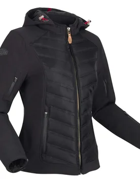 Giubbotto Moto Donna LADY NATCHO 2 Nero Rosso taglia 42 - Segura - FashionsVida
