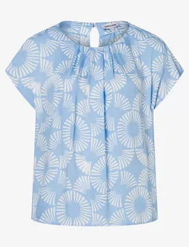 Flower Printed Blouse female - 34 - FashionsVida