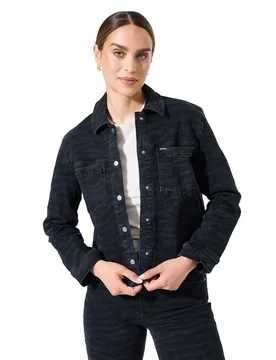 Giacca Di Jeans J50095 Off Black S - Garcia - FashionsVida