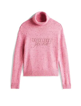 Tommy Jeans Dolcevita rosa M - Tommy Jeans - FashionsVida