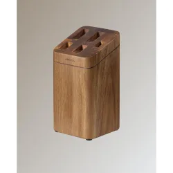 Taco de madera para cuchillos