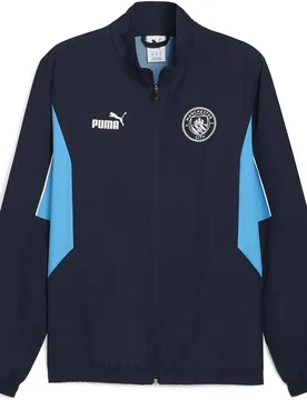 Sweat-shirt à Zip Manchester City Fc Football Archive Navy / Team Light Blue M Homme - Puma - FashionsVida