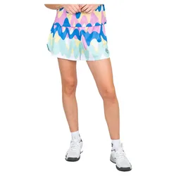 Good Vibes Printed 2in1 Shorts White / Multicolor L