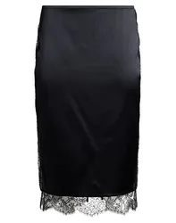 Falda midi Mujer Negro 38 Mujer