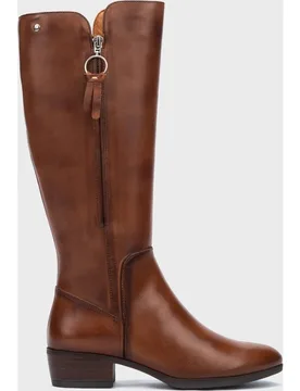Botas de mujer de piel con cremallera - Pikolinos - FashionsVida