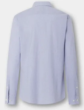 Camisa rayas bengala bi-stretch fit tailored - Hackett - FashionsVida