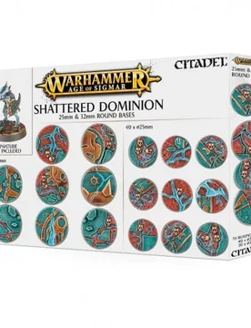 Warhammer Age of Sigmar - Shattered Dominion: 25mm & 32mm Round Bases - Games Workshop - FashionsVida