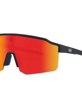 Occhiali Da Sole Polarizzati Taroko Matte Black / Red - Bloovs - FashionsVida