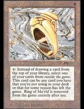 Ring of Ma'ruf Arabian Nights - Magic: The Gathering - FashionsVida