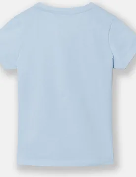 Camiseta woman clasica celeste - Silbon - FashionsVida