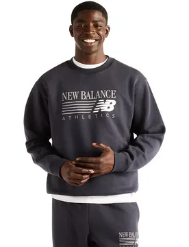 New Balance Felpa Reimagined Blue L - New Balance - FashionsVida