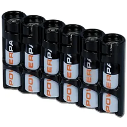Batteriehalter Powerpax SlimLine 6 x AAA - Nachleuchtend Nachleuchtend adult