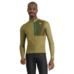 Maglia A Maniche Lunghe Supergiara Thermal Forest Green