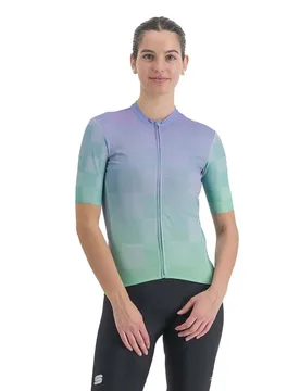 Maglia A Maniche Corte Rocket Chalk Violet / Jade Cream - Sportful - FashionsVida