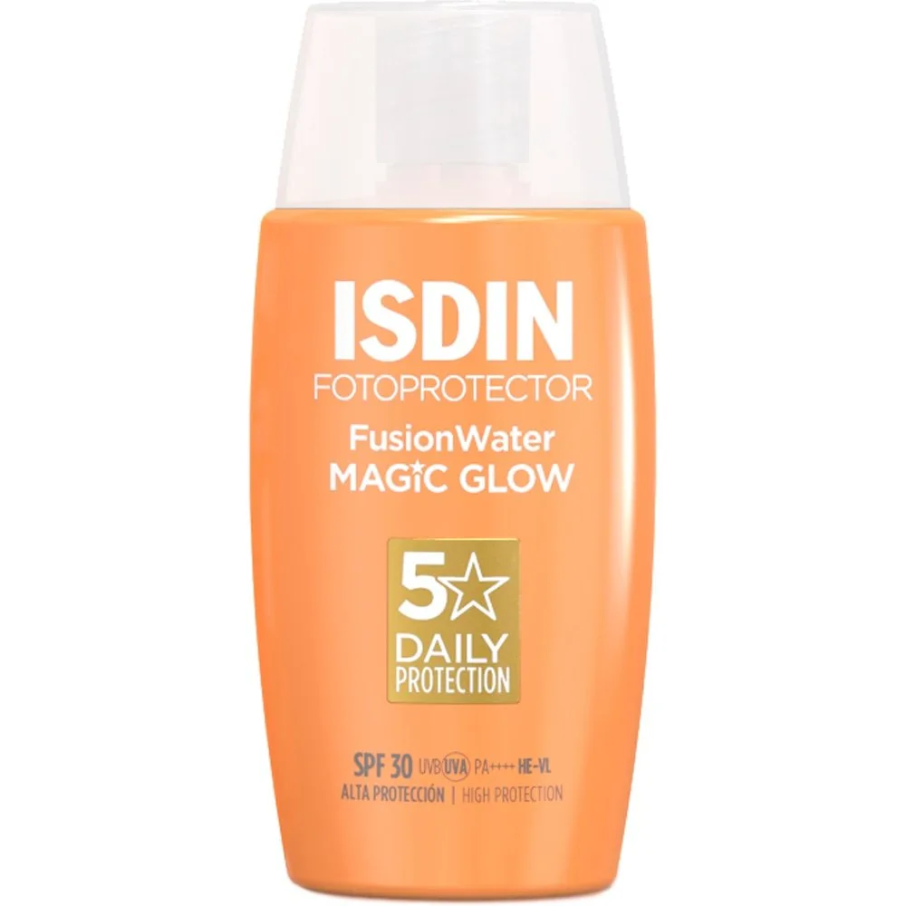 Protector Solar Fusion Water Magic Glow Spf 30 50 ml - Isdin - FashionsVida