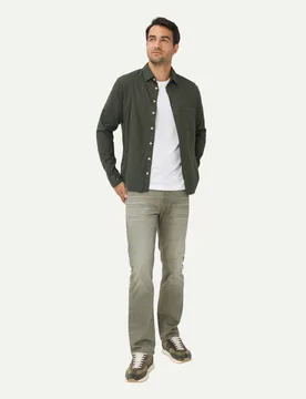 Langarmhemd HAROLD U aus Jersey Grün XXXL - Brax - FashionsVida