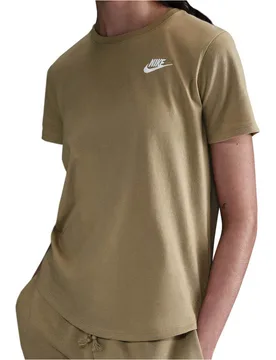 Sportswear club camiseta manga corta mujer Marron - Nike - FashionsVida