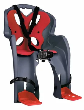 Seggiolino Per Bambini Da Manubrio Simpatico Anthracite / Red - Nfun - FashionsVida