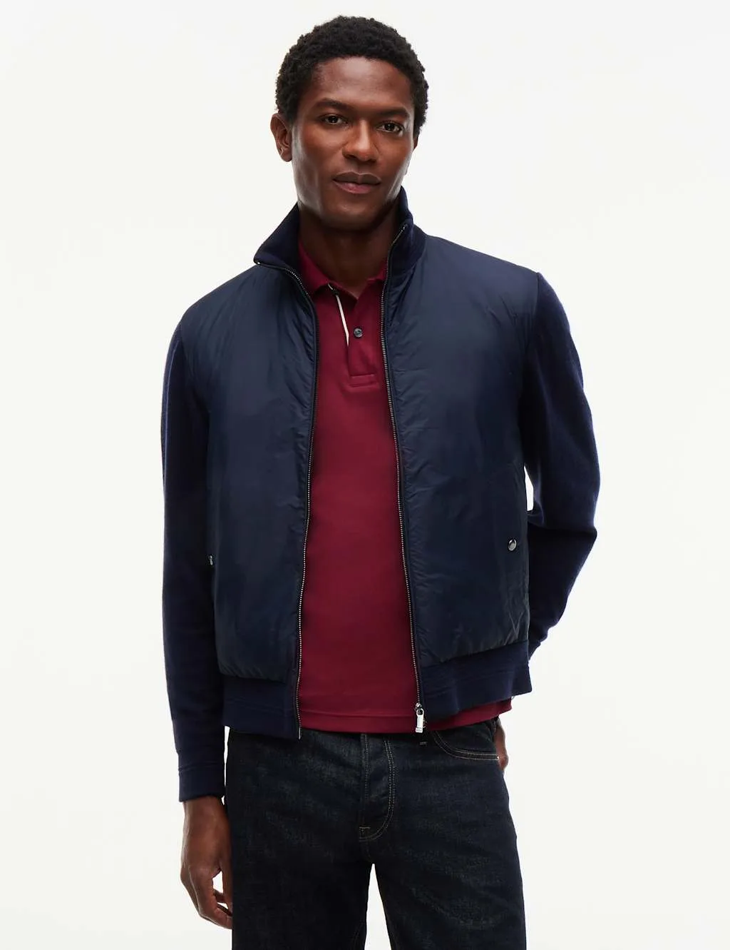 Wool Rich Sports Jacket Navy male - Tommy hilfiger - FashionsVida