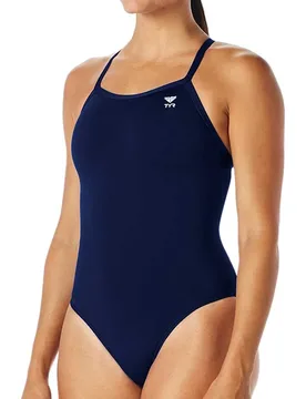 Durafast Elite Diamondfit Swimsuit Navy UK 40 Women - TYR - FashionsVida